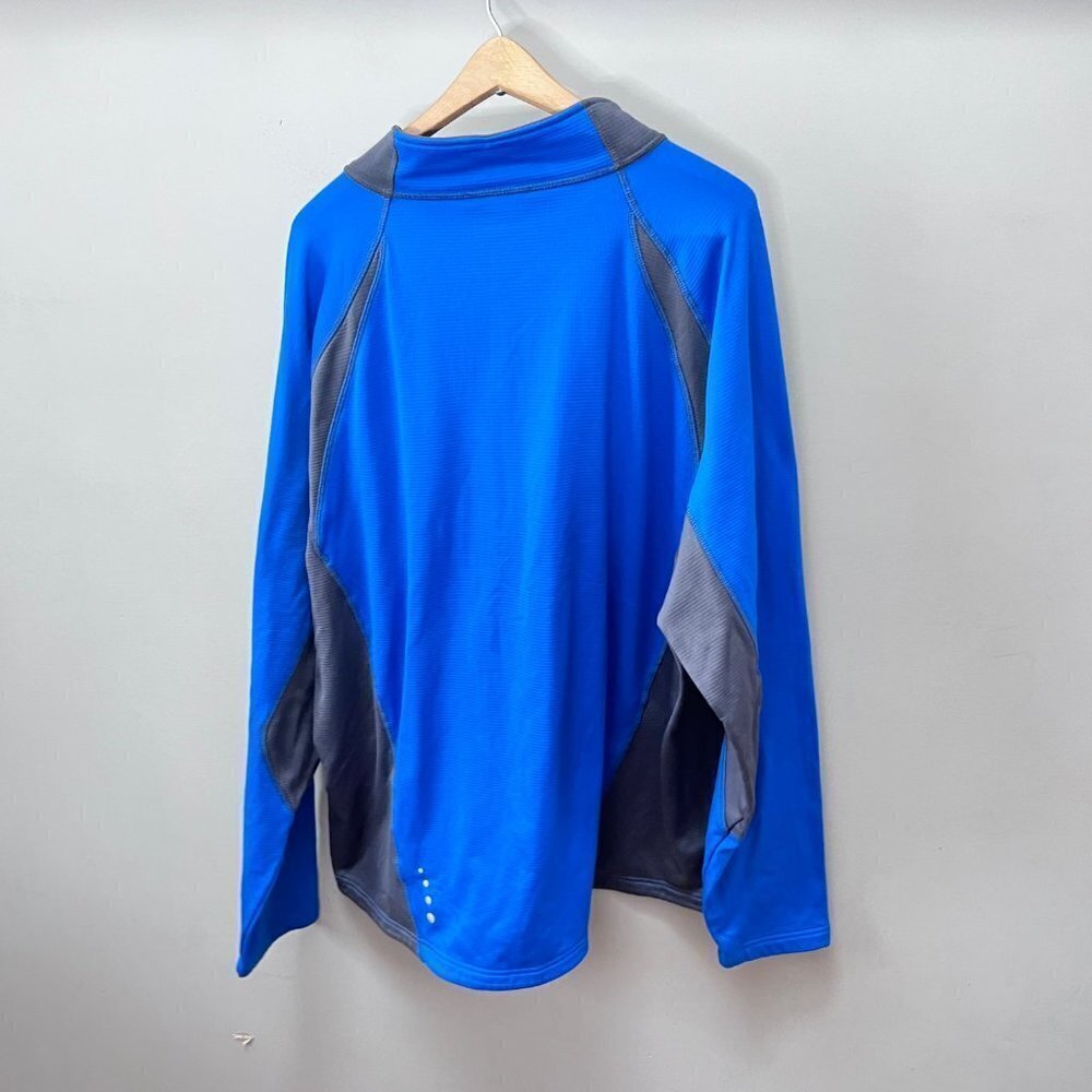 L. L. Bean Men's Blue 1/4 Zip Pullover- Size XXL Tall‎ - Picture 5 of 6